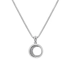 „Hot Diamonds Luxury“ sidabrinis pakabukas su deimantu „Celestial DP859“ (grandinėlė, pakabukas)