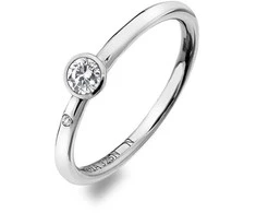 Hot Diamonds Prabangus sidabrinis žiedas su topazu ir Willow DR206 briliantu