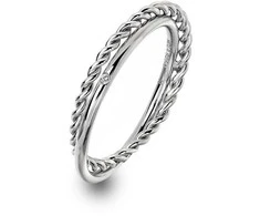 Hot Diamonds Prabangus sidabrinis žiedas su dešiniuoju deimantu Jasmine DR210