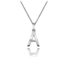Hot Diamonds Micro A Classic DP401 karoliai (grandinė, pakabukas)