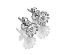 Hot Diamonds Earrings Flower Proud of You Sidabrinis Whisper SWE009