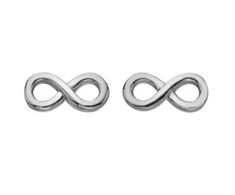 Hot Diamonds Sidabriniai auskarai „Infinity Sidabrinis Whisper“ SWE007