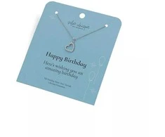 Hot Diamonds Sidabrinis Heart Necklace Sidabrinis Whisper SWP004 (chain, pendant)