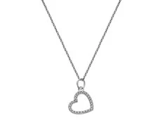 Hot Diamonds Sidabrinis Heart Necklace Sidabrinis Whisper SWP004 (chain, pendant)