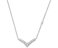 Hot Diamonds Sparkling Sidabrinis Necklace with Diamond Lustre DN231