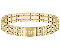 Hugo Boss Elegantiška paauksuota apyrankė vyrams Owan 1580645