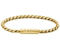 Hugo Boss Madinga paauksuota apyrankė vyrams Doran 1580696