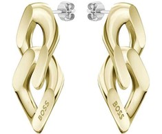 Hugo Boss Biżuteria BOSS 1580523. Kolczyki, Kolor auksinė. Kobieta.