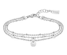 Hugo Boss Madinga plieno apyrankė su Iris kristalais 1580331