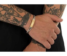 Biżuteria HUGO BOSS 1580260. Bransoletka, Kolor pilka. Mężczyzna.