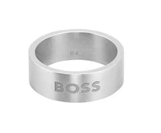 Hugo Boss Madingas vyriškas plieno žiedas 1580457