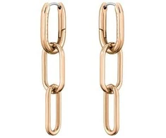 Hugo Boss Auksuoti 2 viename kabantys auskarai Tessa 1580202