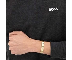 Hugo Boss Gold-plated bracelet for men Candor 1580753