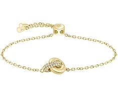 Hugo Boss Gold-plated bracelet with crystals Live Precious 1580757