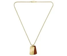 Hugo Boss Gold Plated Necklace Military Badges Devon 1580835
