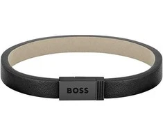 Hugo Boss Jace 1580337 modern juodas leather bracelet