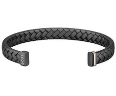 Hugo Boss Juoda vientisa vyriška apyrankė 1580673