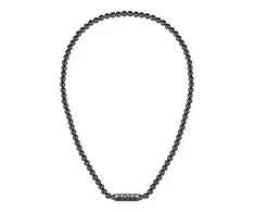 Hugo Boss Juodas plieno karoliai su Sphere karoliukais 1580657