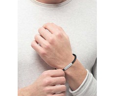 Hugo Boss megzta odinė apyrankė vyrams 1580152