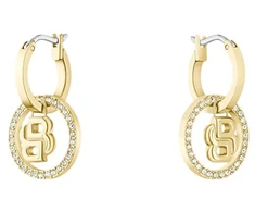 Hugo Boss Luxury auksinis-plated earrings 2in1 Double B 1580821