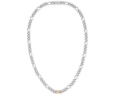 Hugo Boss Vyriškas dvispalvis plieno karoliai Rian 1580586