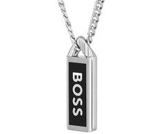 Hugo Boss Vyriškas plieno karoliai Kassy Emblem 1580677