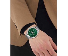 Hugo Boss Laikrodis BOSS 1513938. Kwarcowy, Kolor žalia. Mężczyzna.