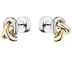 Hugo Boss Plieniniai trispalviai auskarai Harmonie 1580773