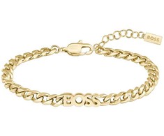 Hugo Boss Stylish auksinis-plated bracelet for women Kassa 1580593