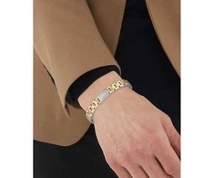 Hugo Boss Stilinga dvispalvė apyrankė vyrams Metal Links Essentials 1580664