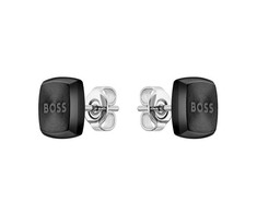 Hugo Boss Stilingi juodi auskarai Yann 1580474