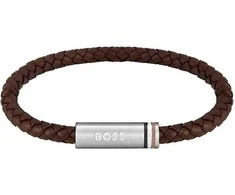 Hugo Boss Stilinga odinė apyrankė Ares Single 1580623