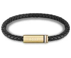 Hugo Boss Stilinga odinė apyrankė Ares Single 1580624