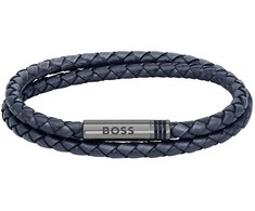 Hugo Boss Stilinga odinė dviguba apyrankė 1580494