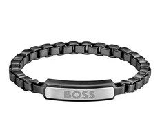 Hugo Boss Stilinga vyriška apyrankė iš Devono plieno 1580598