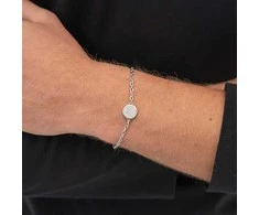 Hugo Boss Nesenstanti plieninė apyrankė Double B 1580763M
