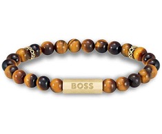 Hugo Boss Madinga karoliukų apyrankė su tigro akimi Sphere 1580661