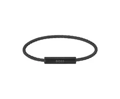 Hugo Boss Madinga juoda apyrankė Alek 1580389
