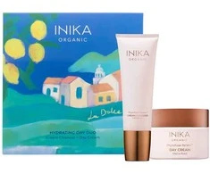 Inika Organic INIKA HYDRATING DAY SKIN DUO Dovanų rinkinys (veido prausiklis 100 ml + veido kremas 50 ml)