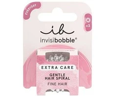 Invisibobble plaukų gumytės „Extra Care Crystal Clear“, 3 vnt.