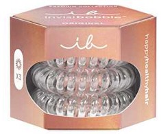 Invisibobble plaukų gumytės Original Premium Crystal Clear 3 vnt.