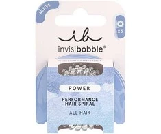 Invisibobble plaukų gumytės „Power Crystal Clear“, 3 vnt.