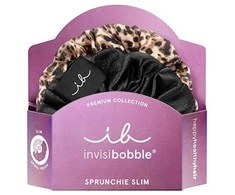 Invisibobble plaukų gumytės Sprunchie Slim Premium Leo is the New Juodas 2 vnt.