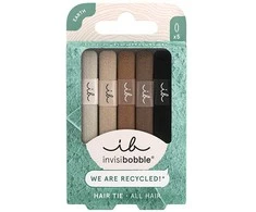 Invisibobble plaukų gumytės Mocha spalvos, 5 vnt.