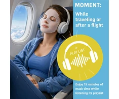 „Iroha Nature Jet Lag Recovery“ tušo kaukė veidui (1 vnt.)