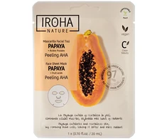 Iroha PAPAYA PEELING AHA tissue facial mask 1 u