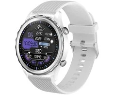 Išmanusis laikrodis Smart watch Carneo Queen HR+ sidabrinis