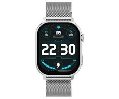 Išmanusis laikrodis Carneo Zephyr ULTRA HR+ sidabrinis RINKINYS