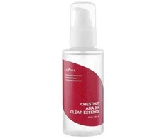 Isntree Chestnut AHA 8% Clear Essence šveičiamoji veido esencija, 100 ml