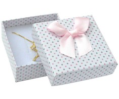 Jk Box Polka dot box for jewelry set KK-4 / A1 / A6